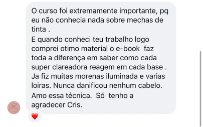 Depoimento: o material fez diferença para entender como cada superclareadora reage em cada base. Nunca danificou nenhum cabelo.